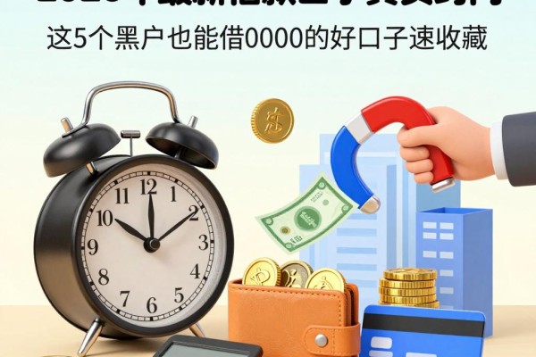 黑户必看!2026年最新借款口子真实窍门,这5个黑户也能借5000的好口子速收藏