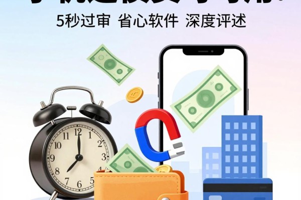 手机快速借钱App有哪些平台可以用？5个秒过审、要求不高的省心软件深度评述