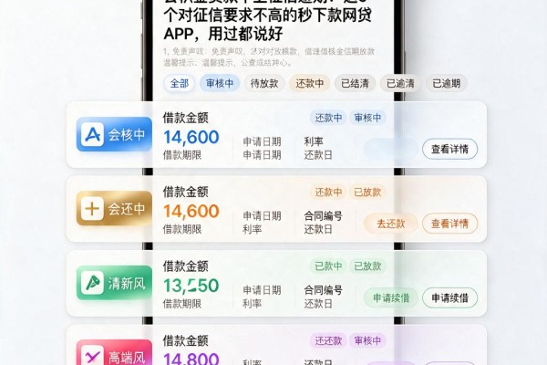 公积金贷款不上征信逾期?这5个对征信要求不高的秒下款网贷APP,用过都说好