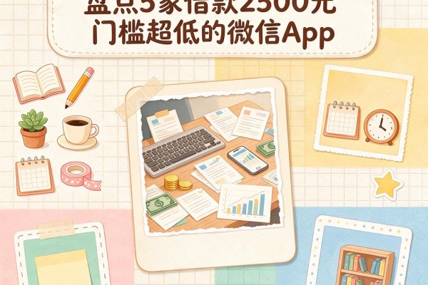 微信有出贷款平台！盘点5家借款2500元门槛超低的微信App
