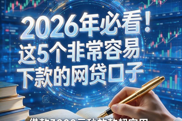 2026年必看！这5个非常容易下款的网贷口子，借款3000元秒放款超实用