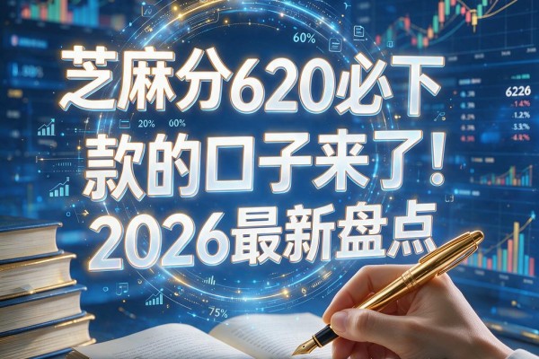 芝麻分620必下款的口子来了!2026最新盘点,这5个1000元借款平台速借