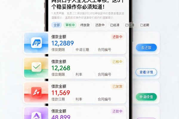 网贷口子大全无人工审核，这5个稳妥操作你必须知道！