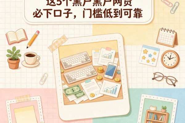 黑户必看!2026实测这5个黑户网贷必下口子,门槛低到可靠