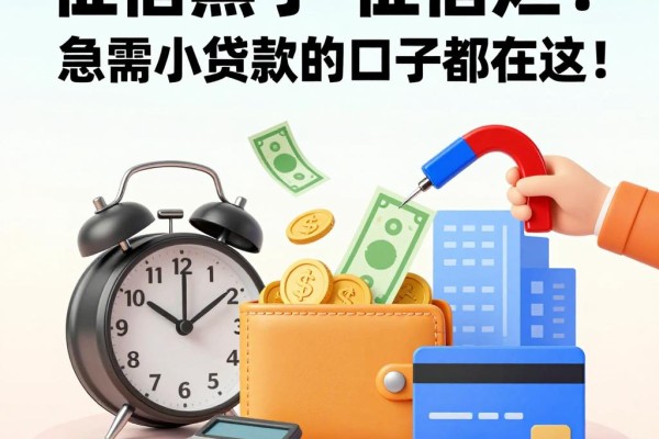 征信黑了、征信不好、征信烂?急需小额贷款的口子都在这!这5个真给力,今日盘点征信差也能借4000的渠道