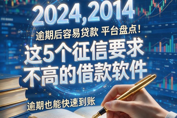 逾期后容易贷款的平台盘点!这5个征信要求不高的借款软件,逾期也能快速到账