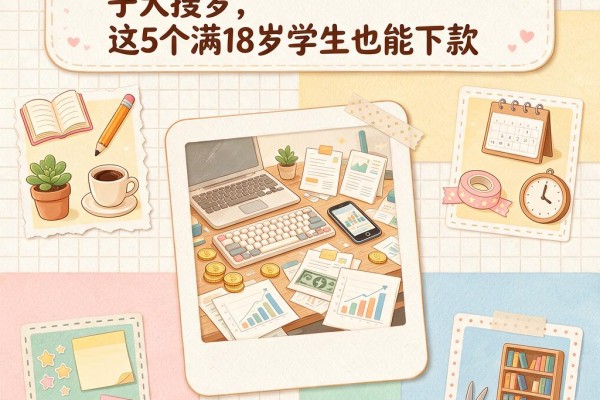 黑户必看！2026信用卡贷款口子大搜罗，这5个满18岁学生也能下款