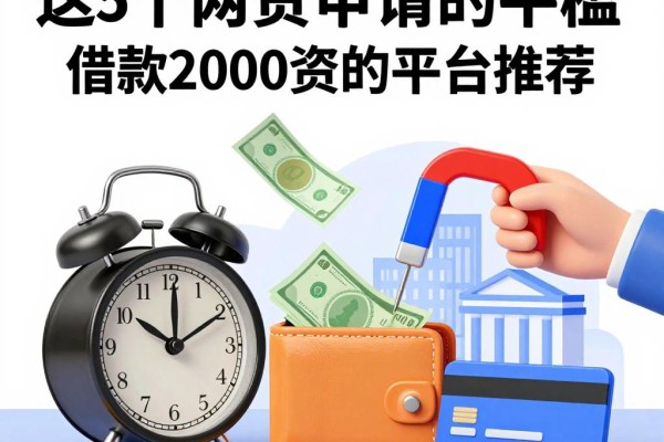 2026最新!这5个网贷申请门槛低的平台推荐,借款2000资质要求不高,临时周转亲测可用