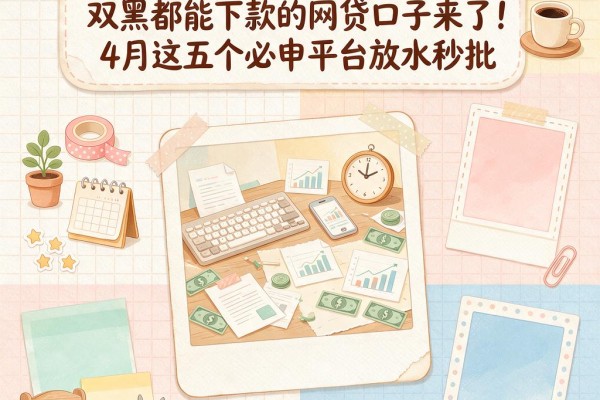 征信黑、征信不好、征信烂、双黑都能下款的网贷口子来了!4月这五个必申平台放水秒批