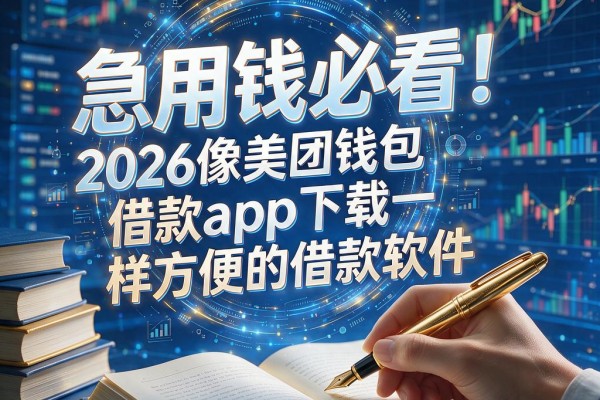 急用钱必看！2026像美团钱包借款app下载一样方便的借款软件，这5个平台借3000秒到账
