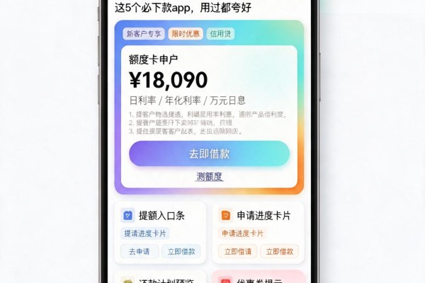 门槛低到无视一切!2026款小额贷款精选这5个必下款App,用过都夸好