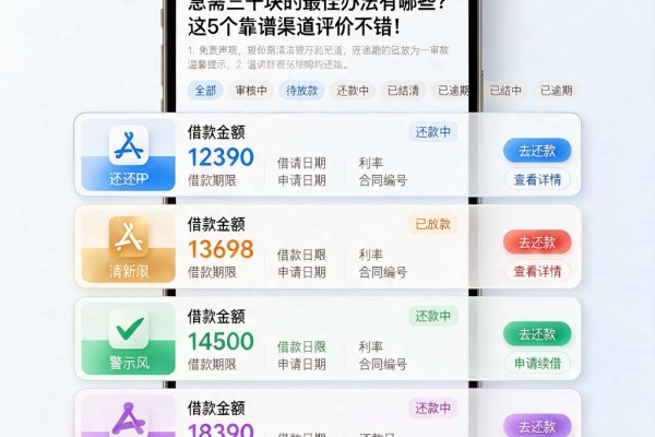 急需三千块的最佳办法有哪些?这5个靠谱渠道评价不错!