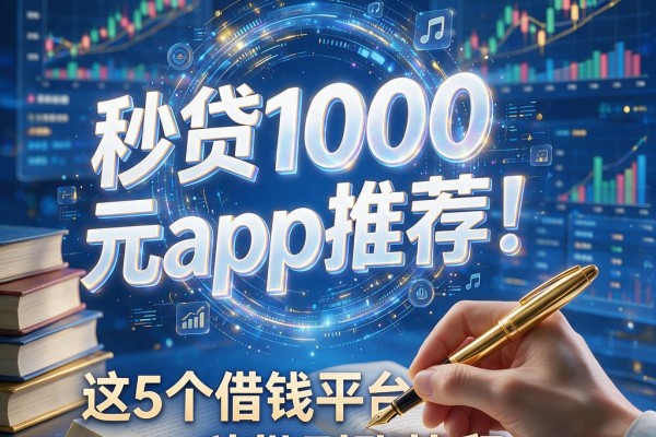 秒贷1000元app推荐！这5个借钱平台必留，秒批到账快