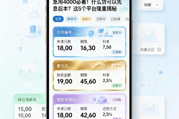 急用4000必看!什么贷可以先息后本?这5个平台隆重揭秘