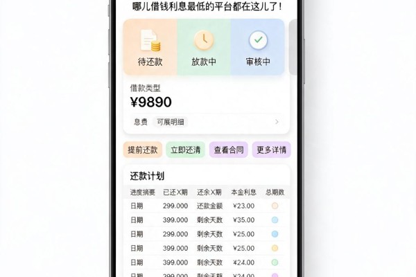 借来抄!利息低到离谱的5个借钱平台,从哪儿借钱利息最低的平台都在这儿了