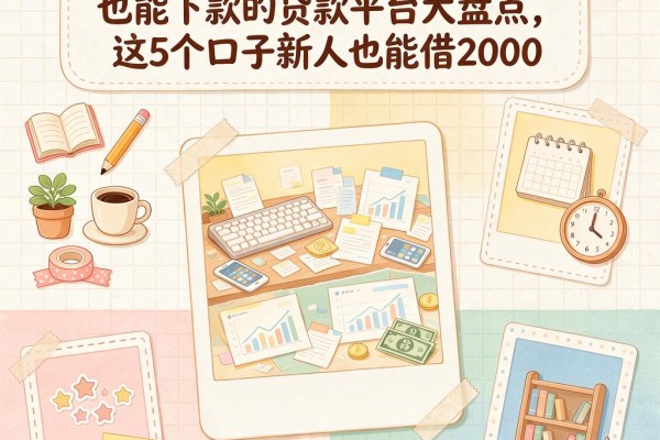 2026年必看！征信非常花也能下款的贷款平台大盘点，这5个口子新人也能借2000