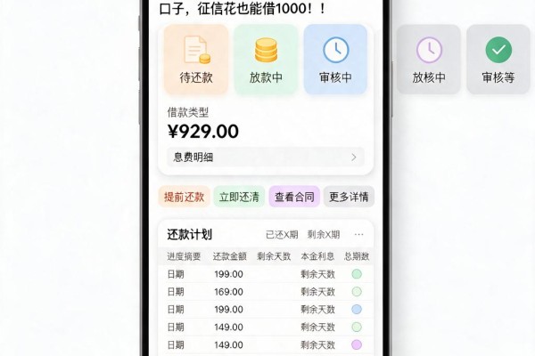 征信花了急用钱?2026实测这5个口子,征信花也能借1000!