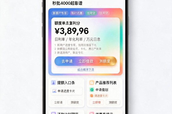 无视黑白户！这5个贷款特别好下款的app包下3000，秒批4000超靠谱