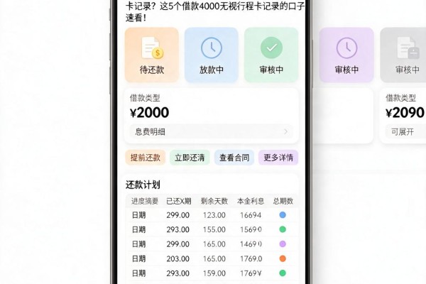 2026最新内部流出!什么软件不查大数据行程卡记录?这5个借款4000无视行程卡记录的口子速看