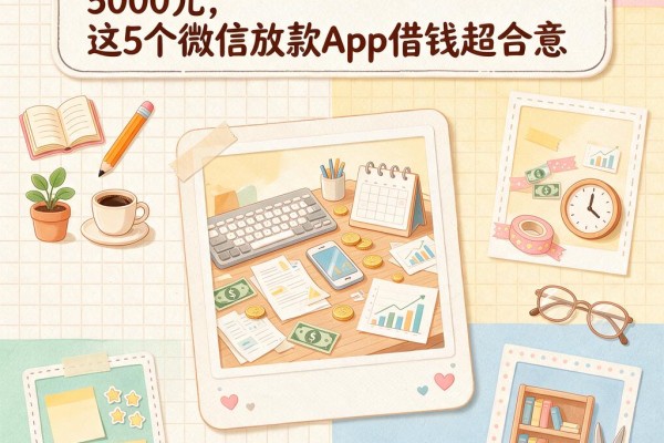 2026最新!凭身份证小额贷款5000元,这5个微信放款App借钱超合意