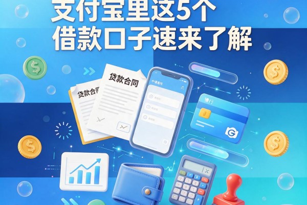 黑户必看!支付宝里这5个借款口子速来了解