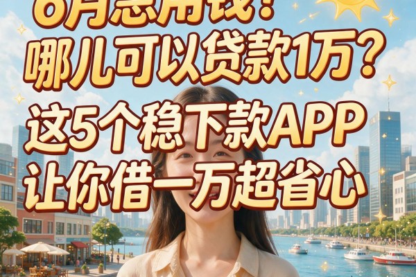 6月急用钱？哪儿可以贷款1万？这5个稳下款APP让你借一万超省心