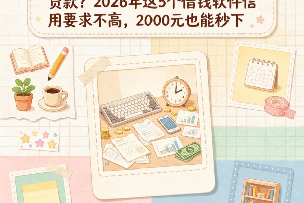 黑户身份证没有信用额度怎么贷款?2026年这5个借钱软件信用要求不高,2000元也能秒下