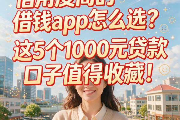 信用度高的借钱app怎么选?这5个1000元贷款口子值得收藏!
