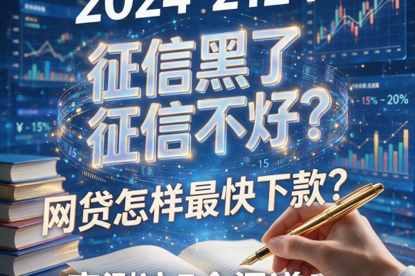 征信黑了、征信不好、征信烂?网贷怎样最快下款?实测这5个渠道!