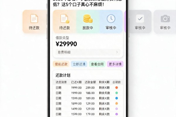 2026年必看!小额贷款哪里好贷利息低?这5个口子真心不麻烦
