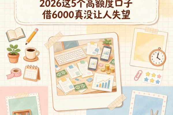 征信有逾期黑户怎么才能贷款？2026这5个高额度口子借6000真没让人失望
