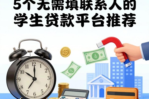 黑户也能借!5个无需填联系人的学生贷款平台推荐,今日高通过率秘籍