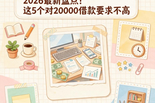 支付宝里好的贷款口子2026最新盘点!这5个对20000借款要求不高