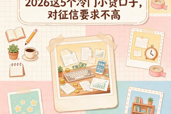 花征信也能借7000!2026这5个冷门小贷口子,对征信要求不高