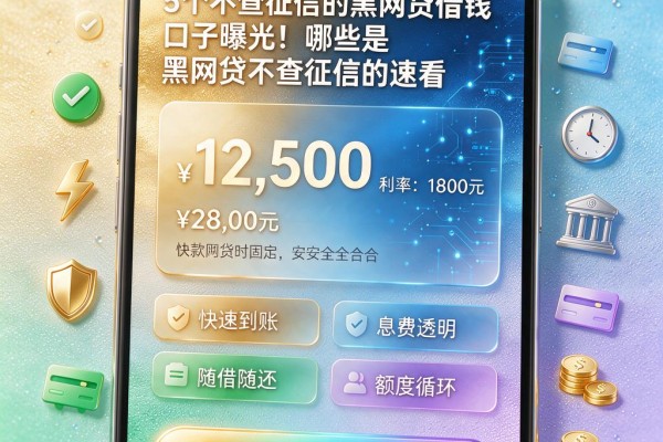 5个不查征信的黑网贷借钱口子曝光!哪些是黑网贷不查征信的速看