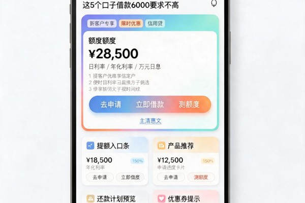 2026速贷冷门技巧!门槛极低的贷款软件平台有哪些?这5个口子借款6000要求不高