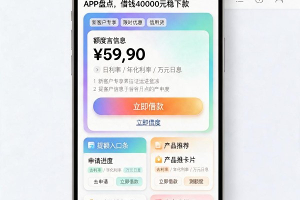 2026必看!5个审核通过容易的网贷APP盘点,借钱40000元稳下款