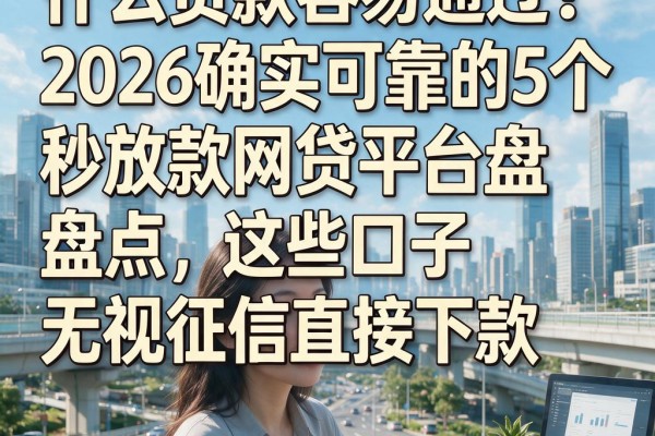 什么贷款容易通过?2026确实可靠的5个秒放款网贷平台盘点,这些口子无视征信直接下款