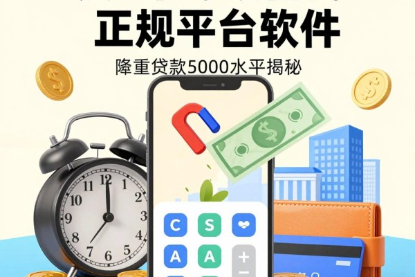 2026年必看!盘点5个可以借钱的正规平台软件,正规贷款5000的app隆重揭秘
