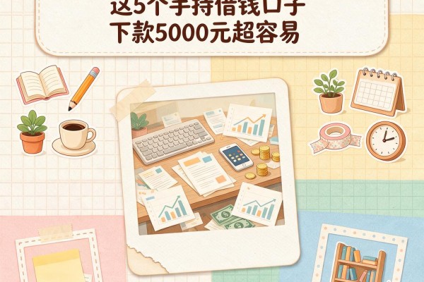 手持借款口子2026年最新实测！这5个手持借钱口子下款5000元超容易