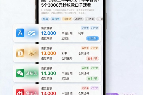 黑户贷款上半年必比下半年容易!5个3000元秒放款口子速看