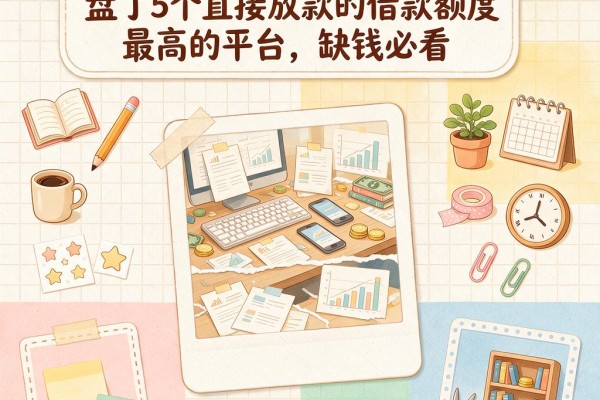 2026超实用指引!盘点5个直接放款的借款额度最高的平台,缺钱必看
