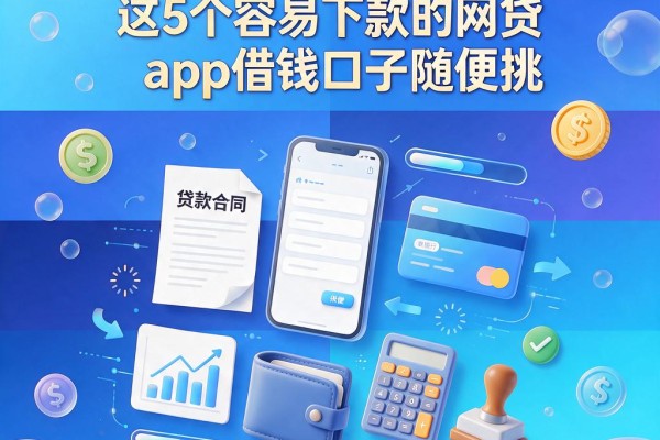 2026黑户必看！这5个容易下款的网贷app借钱口子随便挑