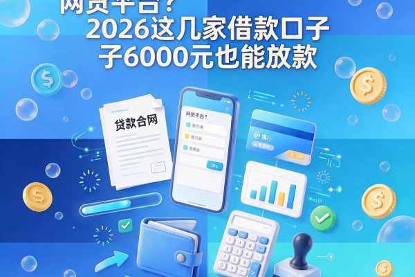 数据花了还能申请哪些网贷平台?2026这几家借款口子6000元也能放款