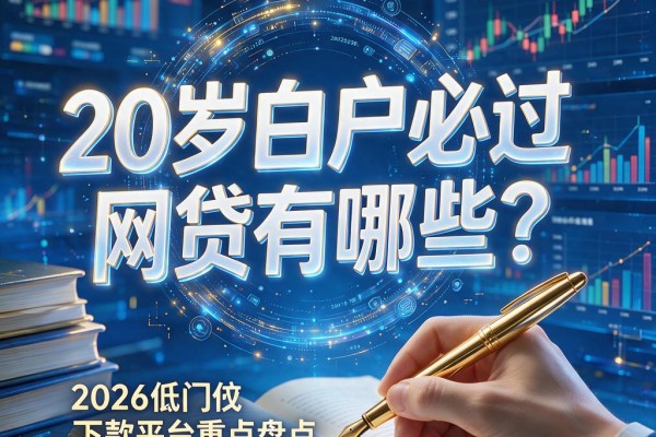 20岁白户必过的网贷有哪些？2026低门槛下款平台重点盘点