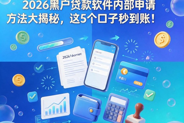 惊了!未满16岁也能借款?2026黑户贷款软件内部申请方法大揭秘,这5个口子秒到账!
