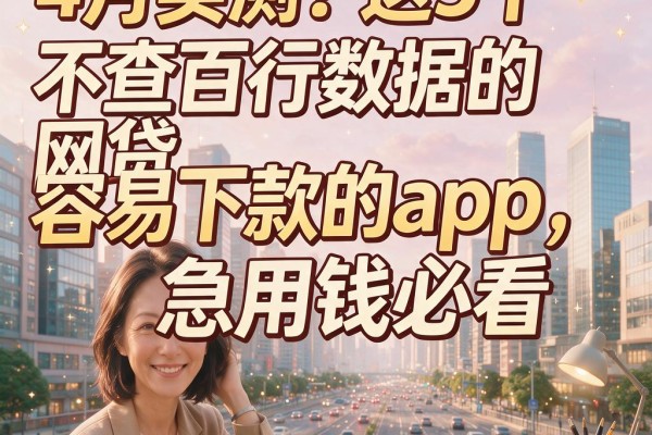 4月实测！这5个不查百行数据的网贷容易下款的app，急用钱必看