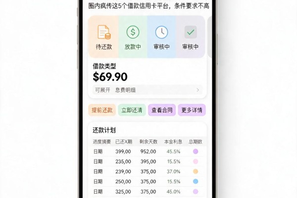 急用钱必看!手机上怎么贷款信用卡?2026年圈内疯传这5个借款信用卡平台,条件要求不高