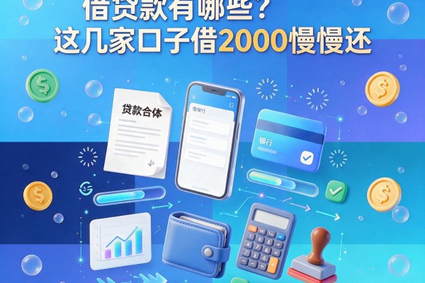 36个月超长还款的借贷款有哪些?这几家口子借2000慢慢还