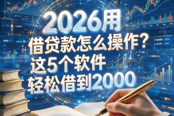 手机号借贷款怎么操作？2026用这5个软件轻松借到2000